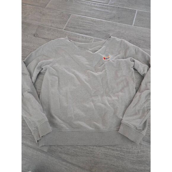 Women's Fjallraven Vardag Sweatshirt Size Small‎ Repurposed Modified Neck - Picture 1 of 7